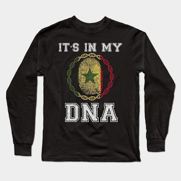 Senegal  It's In My DNA - Gift for Senegalese From Senegal Long Sleeve T-Shirt by Country Flags